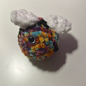 HANDMADE crochet multicolored bee